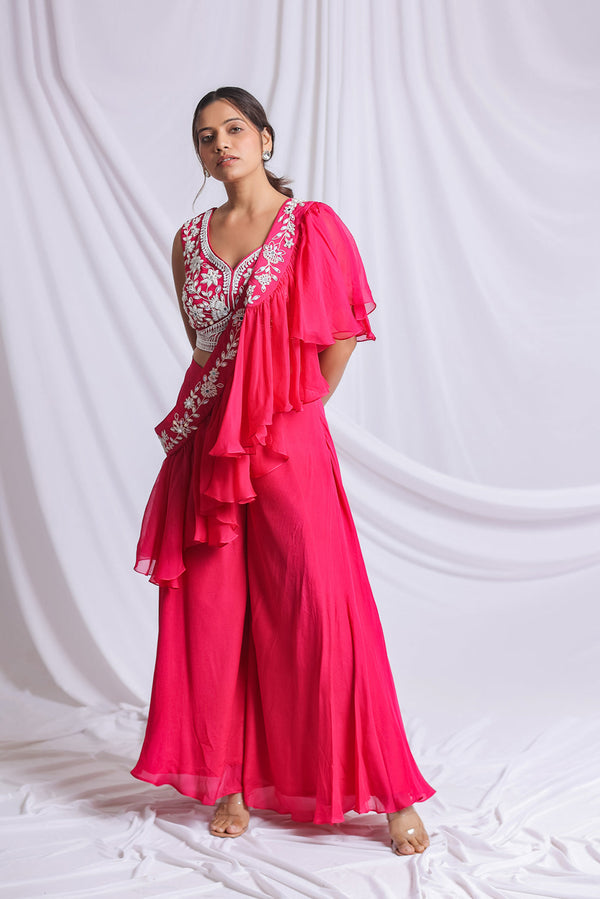 RANI PINK PALAZZO SET