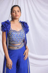 ELECTRIC BLUE PALAZZO SET