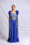 ELECTRIC BLUE PALAZZO SET