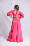 HOT PINK LUXE LEHENGA SET