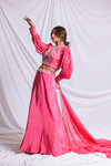 HOT PINK LUXE LEHENGA SET