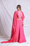 HOT PINK LUXE LEHENGA SET